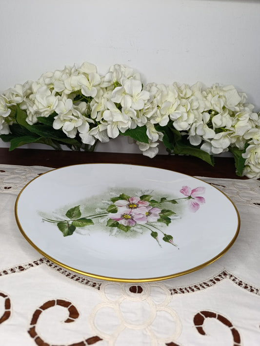 Piatto portata dipinto a mano